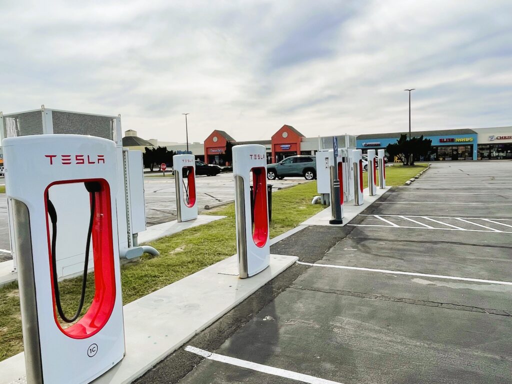 Outer Banks Mall Tesla Charging Stations