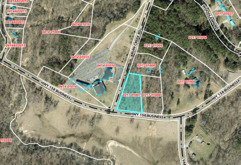 Ruin Creek Rd Aerial