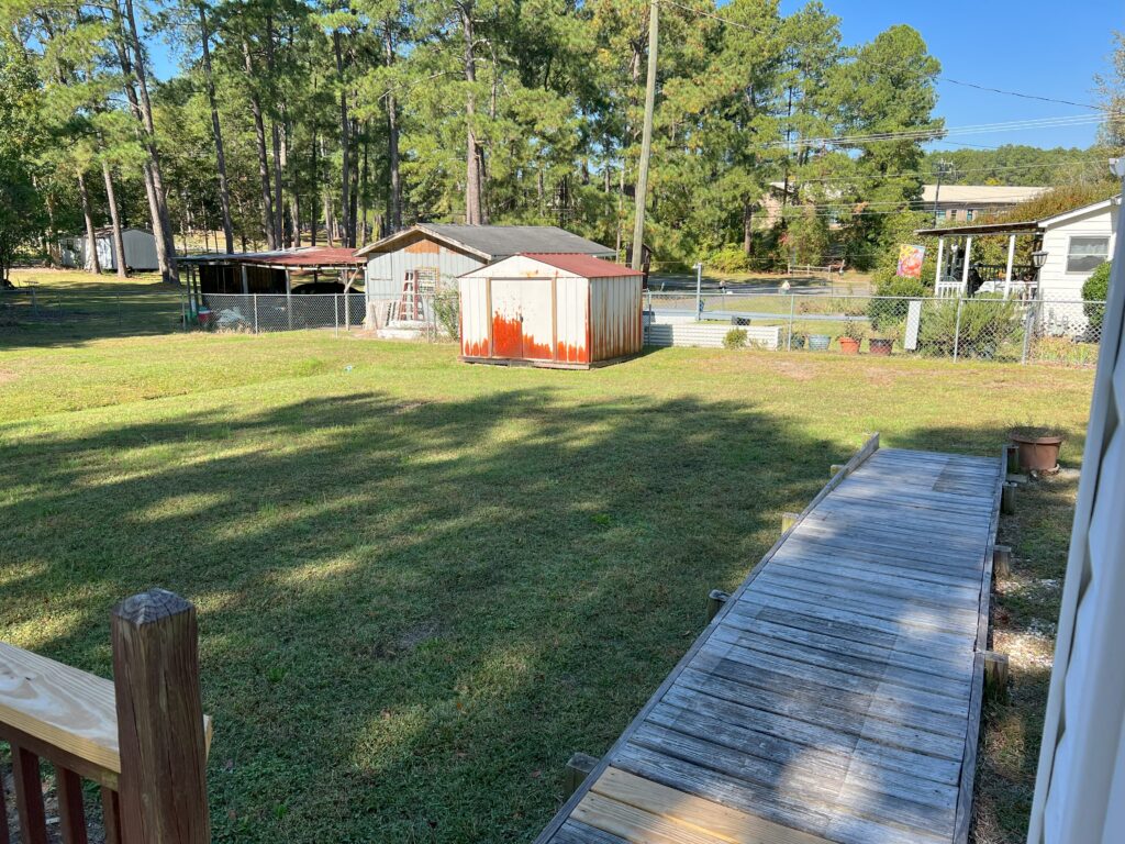 Butner House Interior16 Yard & Shed